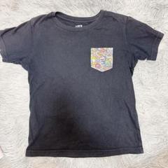 一点限り❣️ユニクロ　ドラえもん　ネイビー　キッズ　Tシャツ ポケット付き