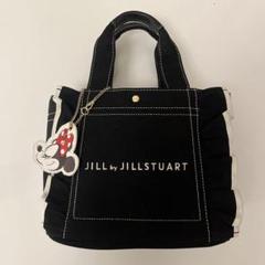 【JILL by JILLSTUART】ミニー トートバッグ チャーム付き 黒 ジル バイ ジルスチュアート」バッグが“ミニー”デザインに