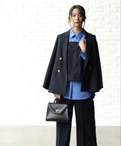 新品　Greed グリード ダブル ジャケット ウォッシャブル・防シワ　ネイビー green label relaxing（グリーンレーベルリラクシング）の