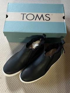 TOMS☆本革ブーティ☆W6.5☆23.5☆1回使用
