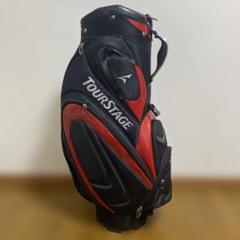 TOURSTAGE キャディバッグ ブラック ツアーステージ TOURSTAGE ゴルフバッグ キャディバッグ 黒