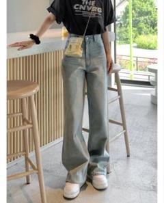 新品 GRL ストレートデニムパンツ[cu557] XS ライトブルーのサムネイル