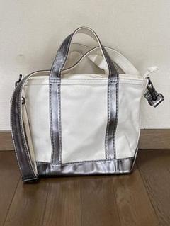 LL Bean シルバー トートバッグ L.L.Bean - 新品☆L.L.bean☆日本限定☆シルバートート Sサイズ