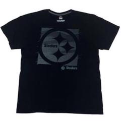 マジェスティック 半袖Tシャツ NFL スティーラーズ ロゴT 夏物古着n64