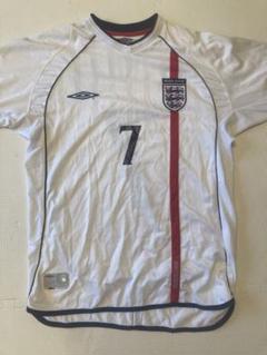 ❗️限定価格❗️デイヴィッドベッカム　イングランド　ユニフォーム　2002 イングランド代表☆デビッドベッカム☆David Beckham☆2002年日