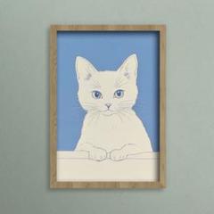 猫￼ イラスト 絵画 アート A