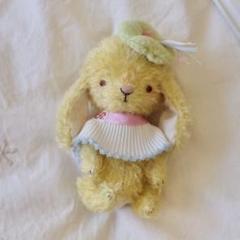 キュートな仔豚ちゃん ぬいぐるみ アーティストベア 海外作家様 ハンドメイド 優しい垂れ耳うさぎちゃん アーティストベア 海外作家様