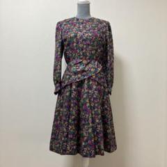 NINA RICCI　ニナリッチ　フランス製　貴重　アンティーク　ワンピース NINA RICCIニナリッチ ゴールドジャガード織り ワンピース