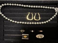 A008　遺品整理品　アクセサリー　ネックレス　簪などまとめ Yahoo!オークション - 1円～ 1kg以上 遺品整理 アクセサリー