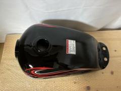 GN125H ファイヤーパターン タンク 黒 - メルカリ
