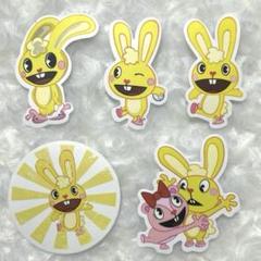 ハッピーツリーフレンズ 黄色ウサギ フィギュア 廃盤品 希少 ハッピーツリーフレンズ 黄色ウサギ フィギュア 廃盤品 希少