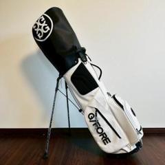 【新品未使用】G/FORE（ジーフォア）スタンドキャディバッグ ゴルフ　白×黒