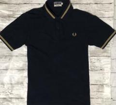 FRED PERRY ポロシャツ ネイビー M イングランド製 フレッドペリー