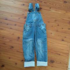 【美品】デニム　オーバーオール　100