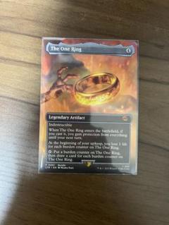 MTG 一つの指輪　ボーダーレス non foil 英語版　白欠け有リ 最適な価格 MTG マジック：ザ - www - ボーダーレス英語版FOIL