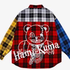 USJ ハロウィン ハミクマチェックシャツ 新品未開封 2025年最新】usj ハミクマ チェックシャツの人気アイテム - メルカリ