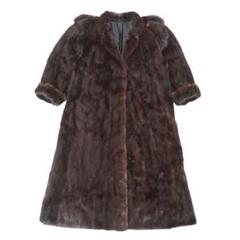 サガミンク　毛皮コート　上質　SAGA MINK　ミドル　ロング　希少 サガミンク 毛皮コート 上質 SAGA MINK ミドル ロング 希少