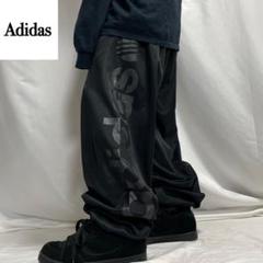 00s Adidas トラックパンツ ジャージ Tech ラメ 光沢 極太 00s Adidas トラックパンツ ジャージ Tech ラメ 光沢 極太