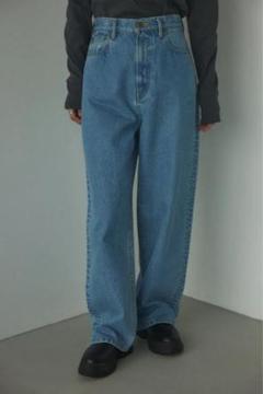 Black by moussy MACHO blue denim - メルカリ