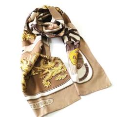 HERMES 新作 お洒落スカーフ ロザンジュ Equestre Imprimeur Fou