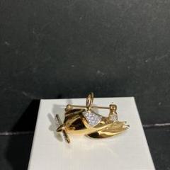 スワロフスキー『飛行機/ゴールド』箱付き SWAROVSKI スワロフスキー『飛行機/ゴールド』箱付き SWAROVSKI