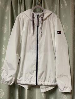 トミーヒルフィガー パーカー 白　L