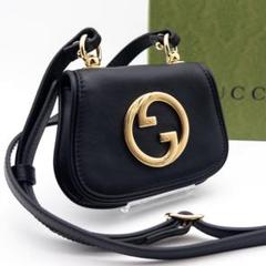【未使用級】GUCCI ブロンディ ミニポーチ インターロッキングG