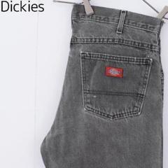 Dickies ディッキーズ W35相当 ブラックデニム ボトム 黒 12194