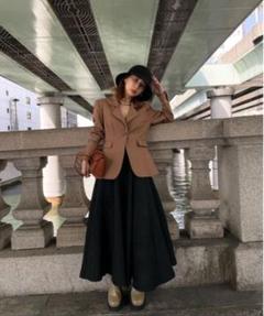 スカート ADELE FLARE INFLATE SKIRT Ameri VINTAGE Ameri（アメリ）の「ADELE FLARE INFLATE SKIRT（スカート