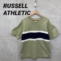 RUSSELL ATHLETIC Ｔシャツ 半袖カットソー メンズ L 緑
