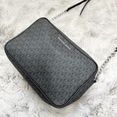 ☆美品☆MICHAEL KORS ショルダーバッグ 黒 レザー　マイケルコース