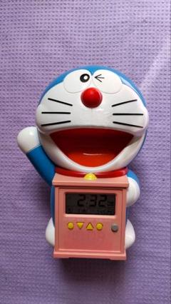 目覚まし時計 ドラえもんが数種類のおしゃべり 日付・曜日・温度表示 おまけ付き