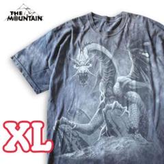 ザ・マウンテン the mountain ブラックドラゴン グラフィックTシャツ