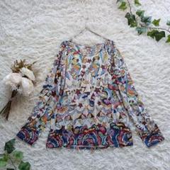 TSUMORI CHISATO (ツモリチサト)花柄長袖トップス 長袖花柄シャツブラウス／tsumori chisato by nico and… - メルカリ