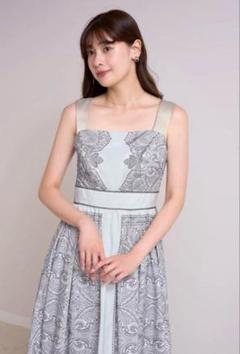 Marbella Panel Printed Dress herlipto S