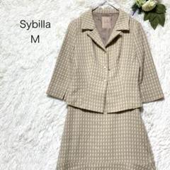 シビラ　セットアップ　キャラメル色　Ｍ　ウール　アルパカ混　フレアスカート