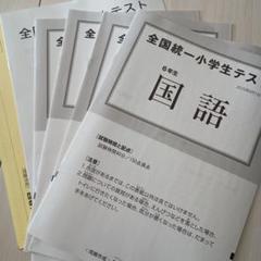 四谷大塚 全国統一小学生テスト 2025 6年 新品未使用 - メルカリ