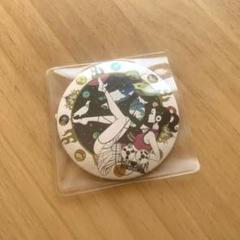 【美品】中村佑介展 レザーミラー　直径8cmのサムネイル