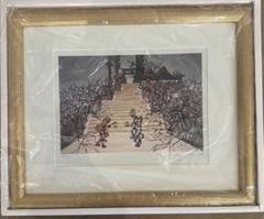 【訳あり大特価】藤城清治　日本の愛唄歌シリーズ　「8月 椰子の実」 新品 藤城清治 日本の愛唄歌シリーズ 1月 手まり歌 - メルカリ