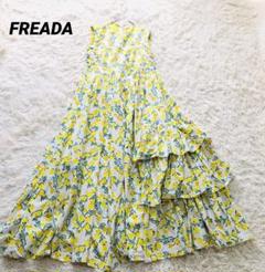 完売✨フリーダ【F】アシメティアードロングワンピース コットンフリークスストア セール】Freada/フリーダ アシメ ティアードワンピース