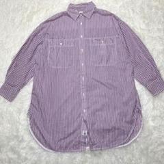 【spick ＆ span】スピックアンドスパン ロングシャツ 柄シャツ 羽織物