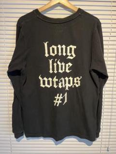 【wtaps】long live wtaps #1 ブラック長袖シャツ