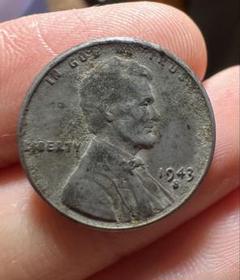アメリカ USA 銅貨 1943年 S 美品 コイン 古銭 海外コイン coin