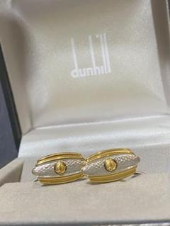 18 dunhill ゴールド シルバー カフリンクスのサムネイル