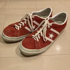 Converse スエードレッド　ジャックスター　28センチ　復刻 Converse スエードレッド ジャックスター 28センチ 復刻 - メルカリ