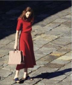 Mila Owen レッド ニットセットアップ　サイズ0
