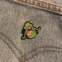 ゴーストバスターズ　スライマー　ピンバッジ　新品未使用　SLIMER pinsのサムネイル