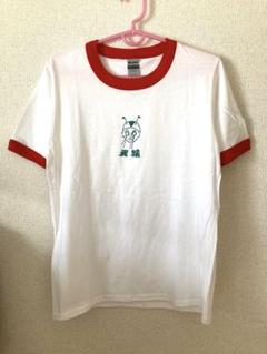 光線　赤　リンガーT シルクスクリーン　手刷り　古着　ヴィンテージ　個性