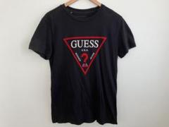 ☆ゲスGUESS ブラック Tシャツ トライアングルロゴ☆ - メルカリ