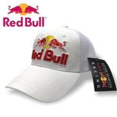 【新品】REDBULL スナップバック メッシュ キャップ 帽子 メンズ 白